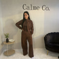 The Calme Brown Tailored Set (Pre-order)